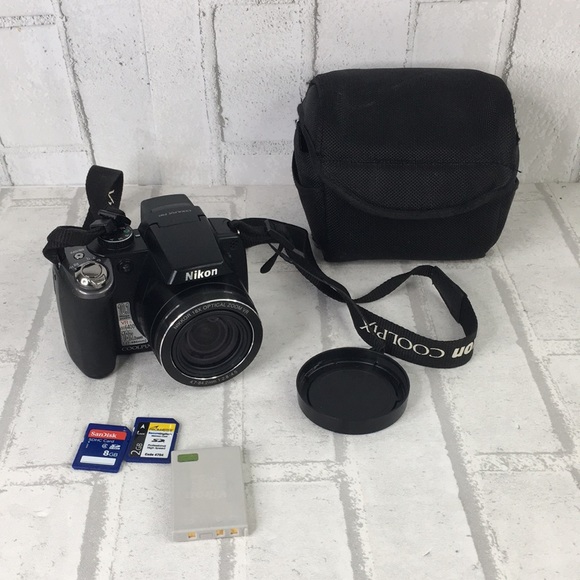 Nikon Other - Nikon Coolpix P80 Camera 18x 10.1MP Case, Battery, Flashcards (2GB, 8GB) *J1